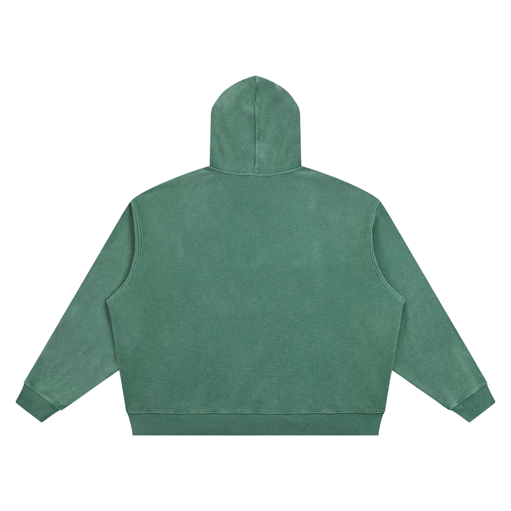 Relocation Boxy Waffle Hoodie