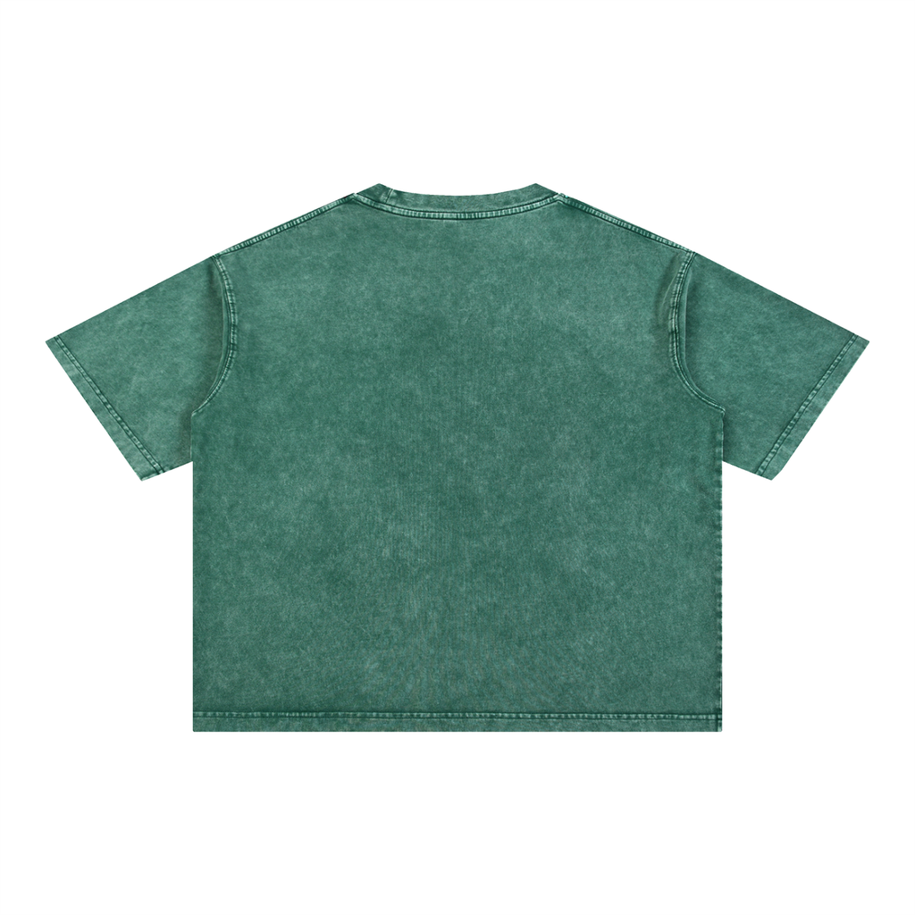 Relocation Mineral Wash Boxy Cotton T-Shirt