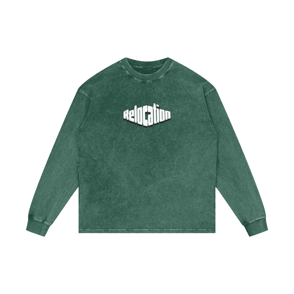 Relocation Acid-Wash Long Sleeve T-Shirt